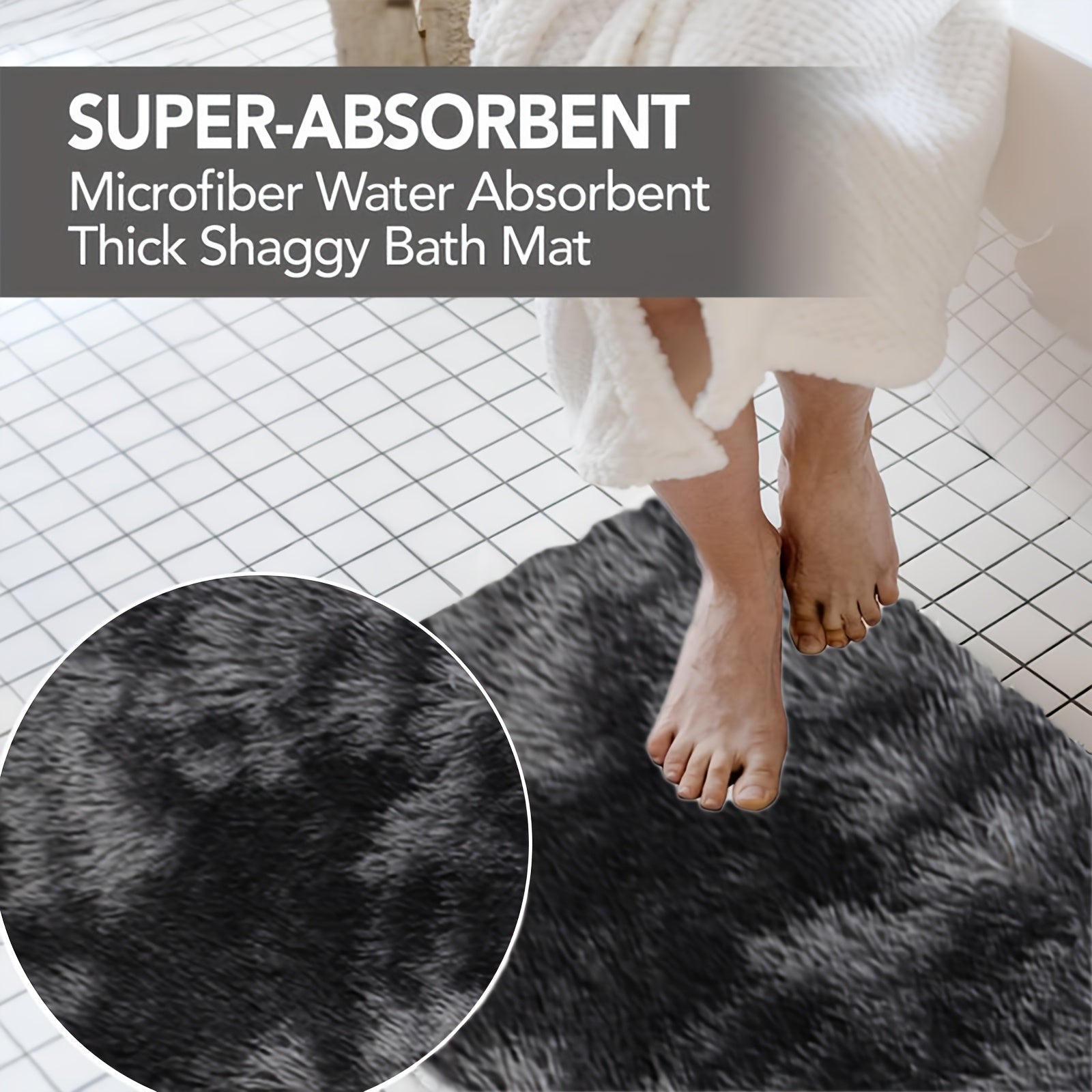 New Mixed Color Bath Mats, Whole Room Bath Rugs, Tie-Dye 3/4/5/6pcss Toilet Mats Universal Soft Bathroom Rugs Sets 3/4/5/6pcs Water Absorption Bathroom Carpet Set, Non Slip Bath Rugs Set, Thick Machine Washable Easy to Dry Da