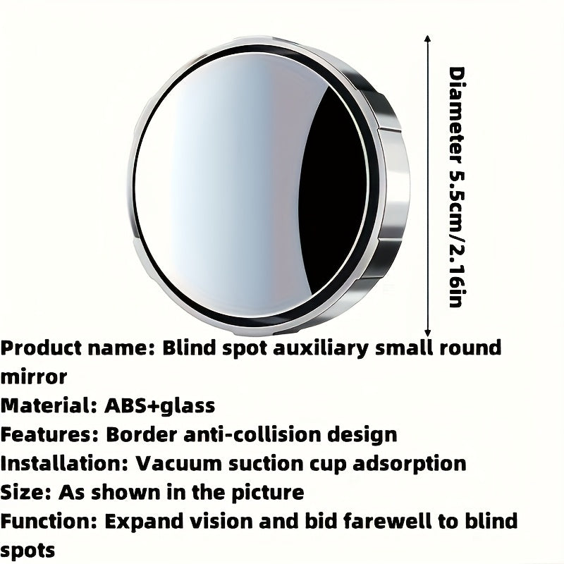 [HD Car Mirror] 2-inch High-definition 360 ° Wide-angle Blind Spot Car Rearview Mirrors