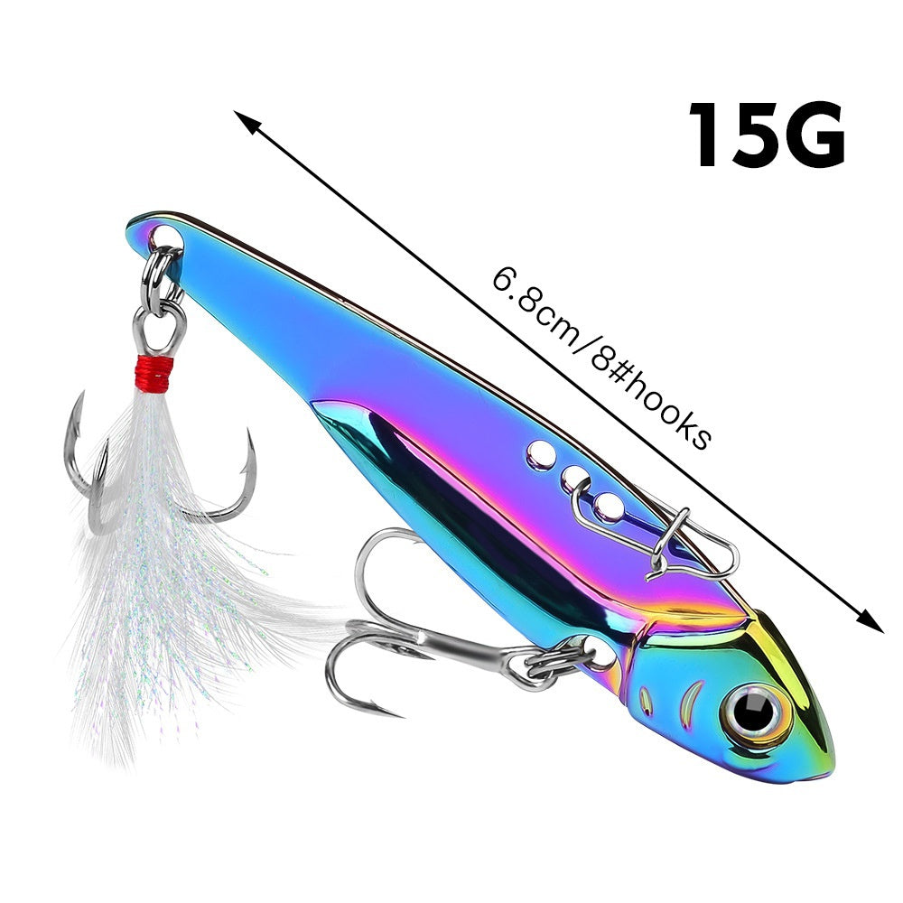 3D Fishing Lures with Reflective Coating - Premium Copper Alloy & Stainless Steel Construction for Successful Catches
