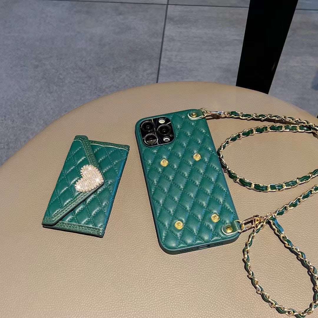 RAMODO Love Diamond Messenger Phone Case