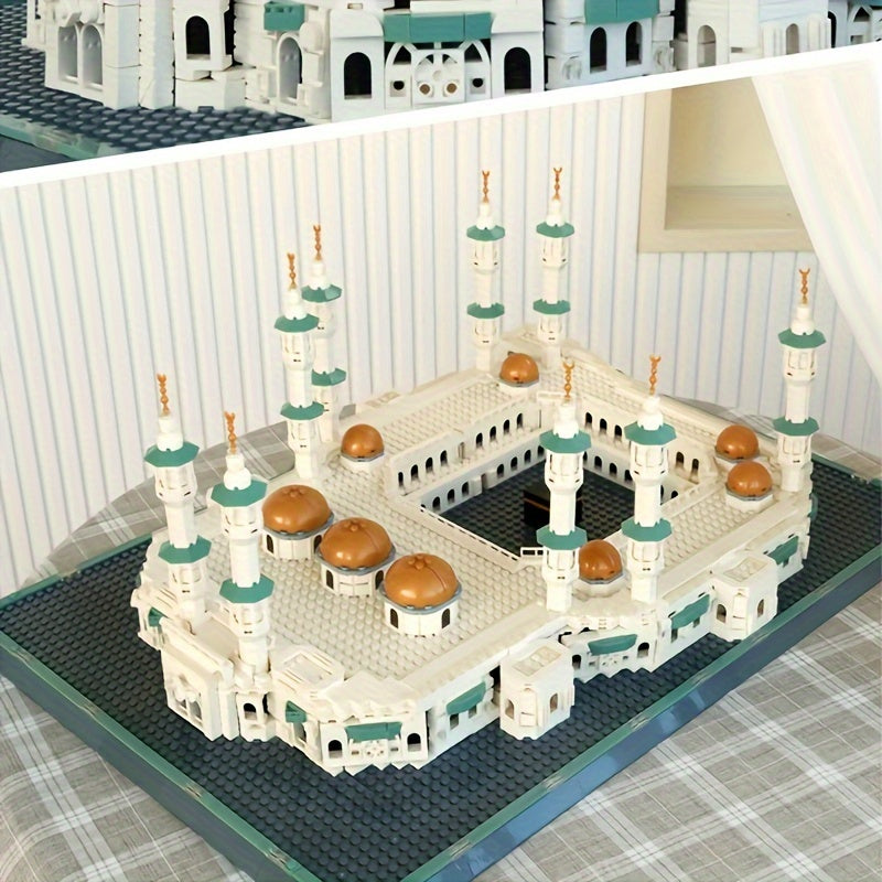 2291pcs Architecture Series Bricks Sets The Great Mosque Of Mecca Model Building Blocks Classic Educational Toys Gifts Collection