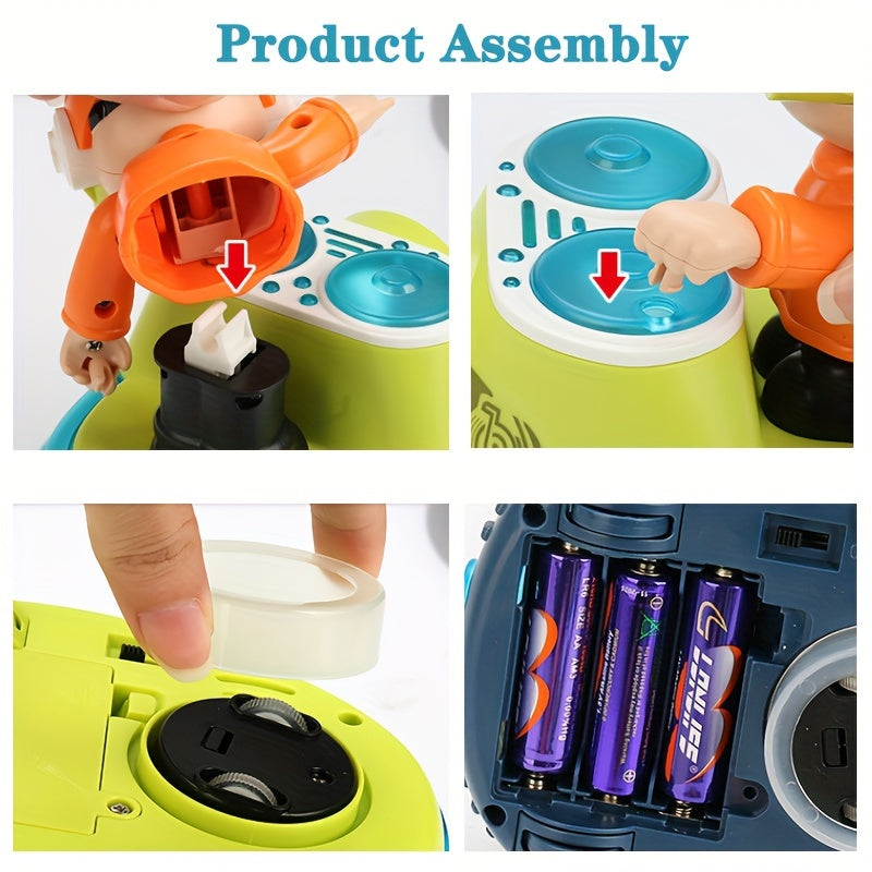 Turn Turn Dancing Music Lighted Funny Toys, Birthday Gifts for Christmas, Halloween, Thanksgiving