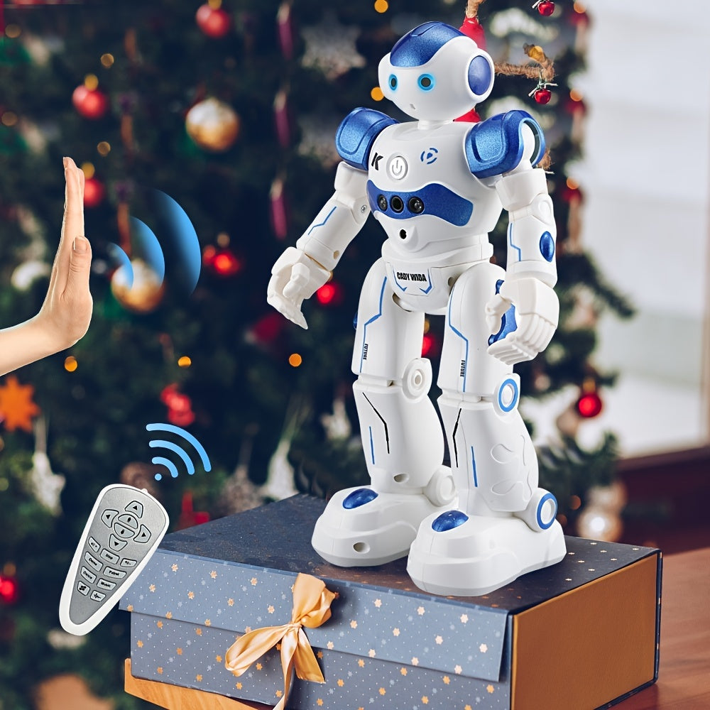 RC Robot Toys for Kids, Remote Control Robot Toys with Gesture & Sensing Programmable Dancing, Walking, Singing, Rechargeable Intelligent Robot, for 8 Age+ Year Old Birthday