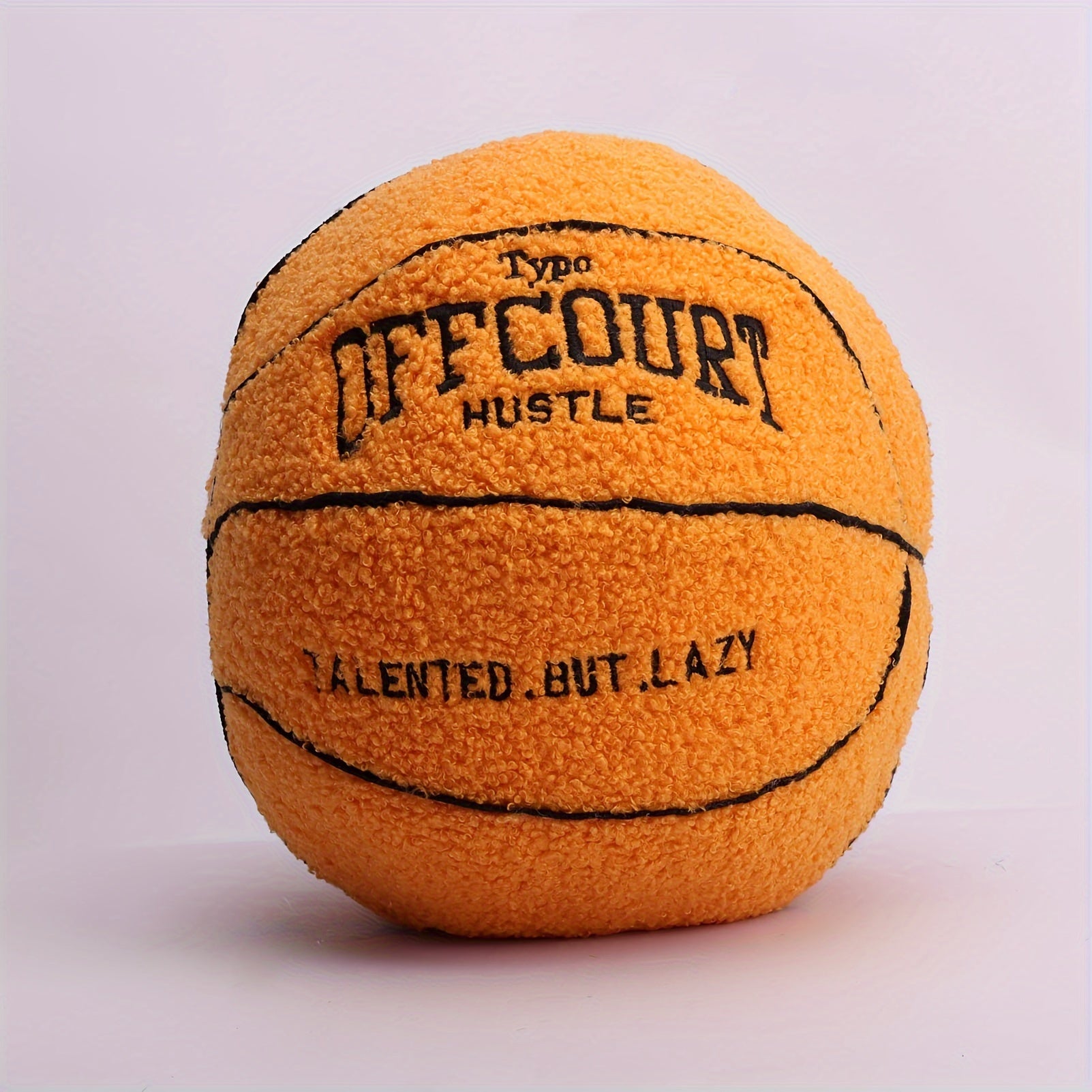 6 Styles Adorable Offcourt Basketball Pillow Soft Basketball Stuffed Toys Simulation Basketball Plush Toys Ball Plush Doll Cuddly Ball Pluishies Perfect Gift For Friends Soft Nap Pillow Throw Pillow