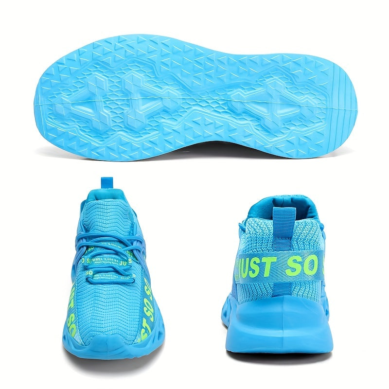 Men's Lightweight Basketball Shoes - Breathable Running Gym Sneakers with Stability Cushioning,
