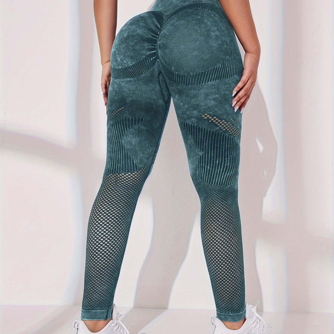 Women's High Waist Yoga Leggings - Elastic and Breathable Fitness Pants for Sports and Activewear