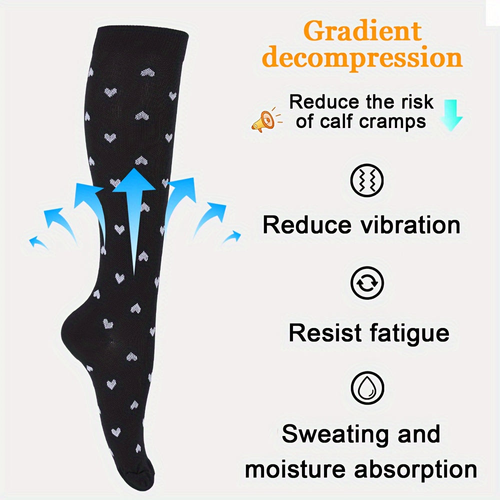15-20mmHg Copper Compression Socks - 6 Pairs For Women And Men - Graduated Compression For Improved Circulation And Reduced Swelling