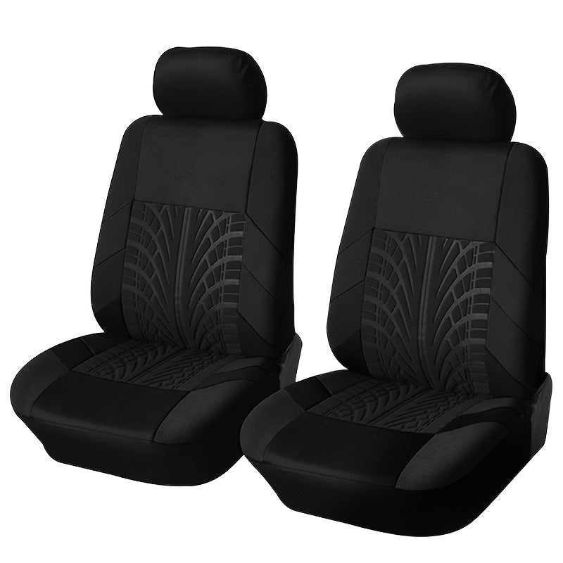 Front Pair Car Seat Covers, Breathable Polyester Split Automotive Front Seat Cushion Covers, Vehicle Seat Protectors Universal For Cars, Trucks Christmas Gift