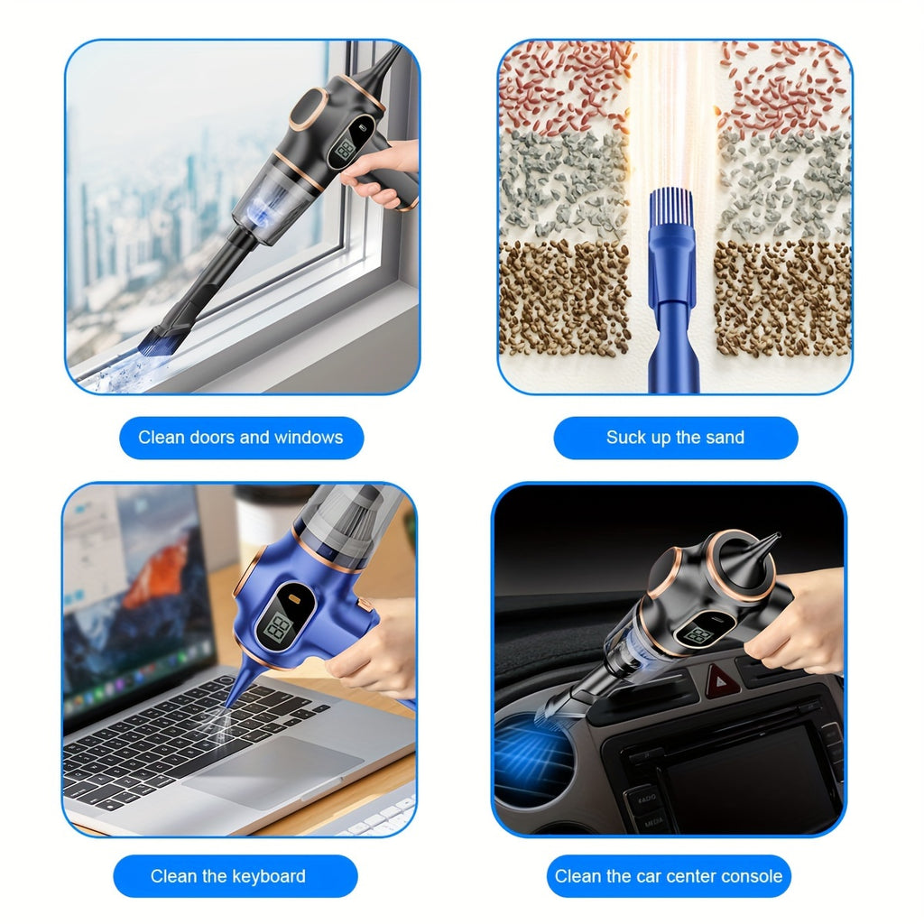 4000mAh High-Power Portable Vacuum Cleaner -USB Rechargeable,