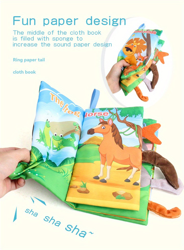 Books - Toys Gifts Touch Feel First Cloth Crinkle Soft Books Tummy Time Toyslearning Sensory Toys Stroller Toys Christmas Halloween Thanksgiving Giftschristmas Stocking Stuffers, Christmas Stocking Stuffers