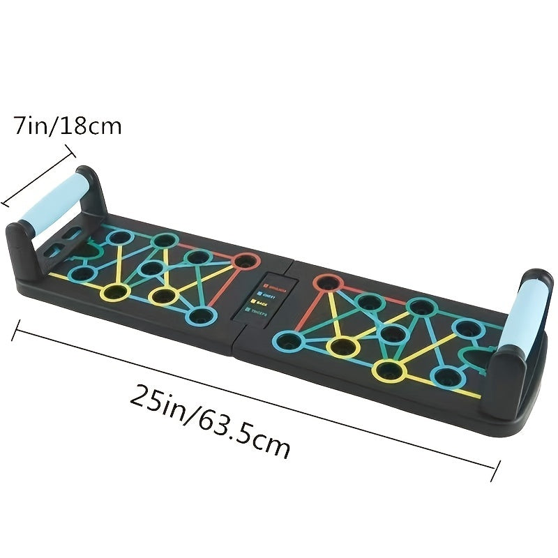 Multi-Functional Push Up Board For Home Workouts - Detachable Bars For Targeted Muscle Training