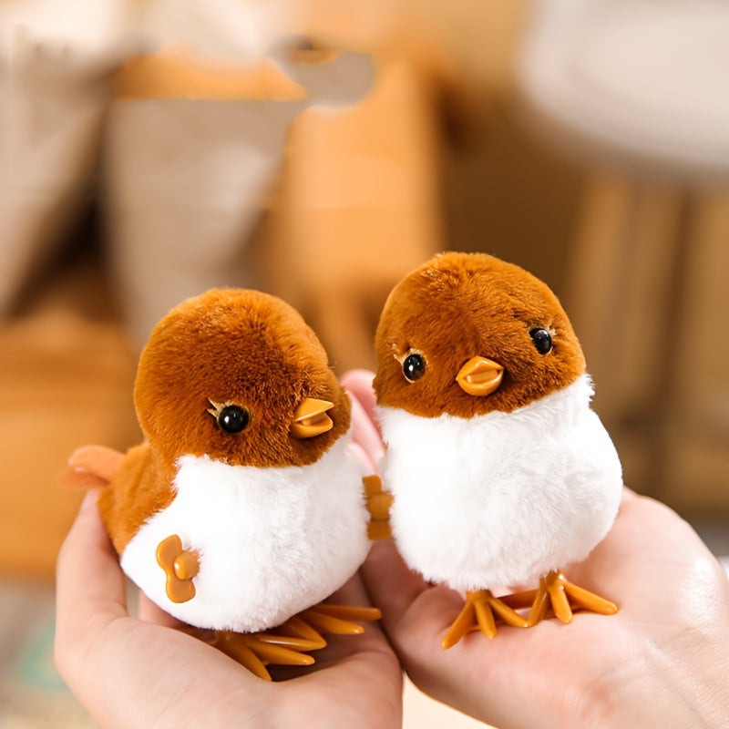 2 PCS Jumping Duck Wind-Up Toys: Novelty Chicken Hopping Windup Toy for Easter Basket Stuffers, Animals Walking Toy for Birthday Gifts & Party Favors