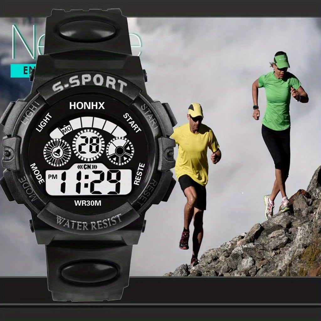 [Hot Electronic Watch] Hot Selling Electronic Multifunctional Watch - Night Light Running Sports for Primary and Secondary School Students