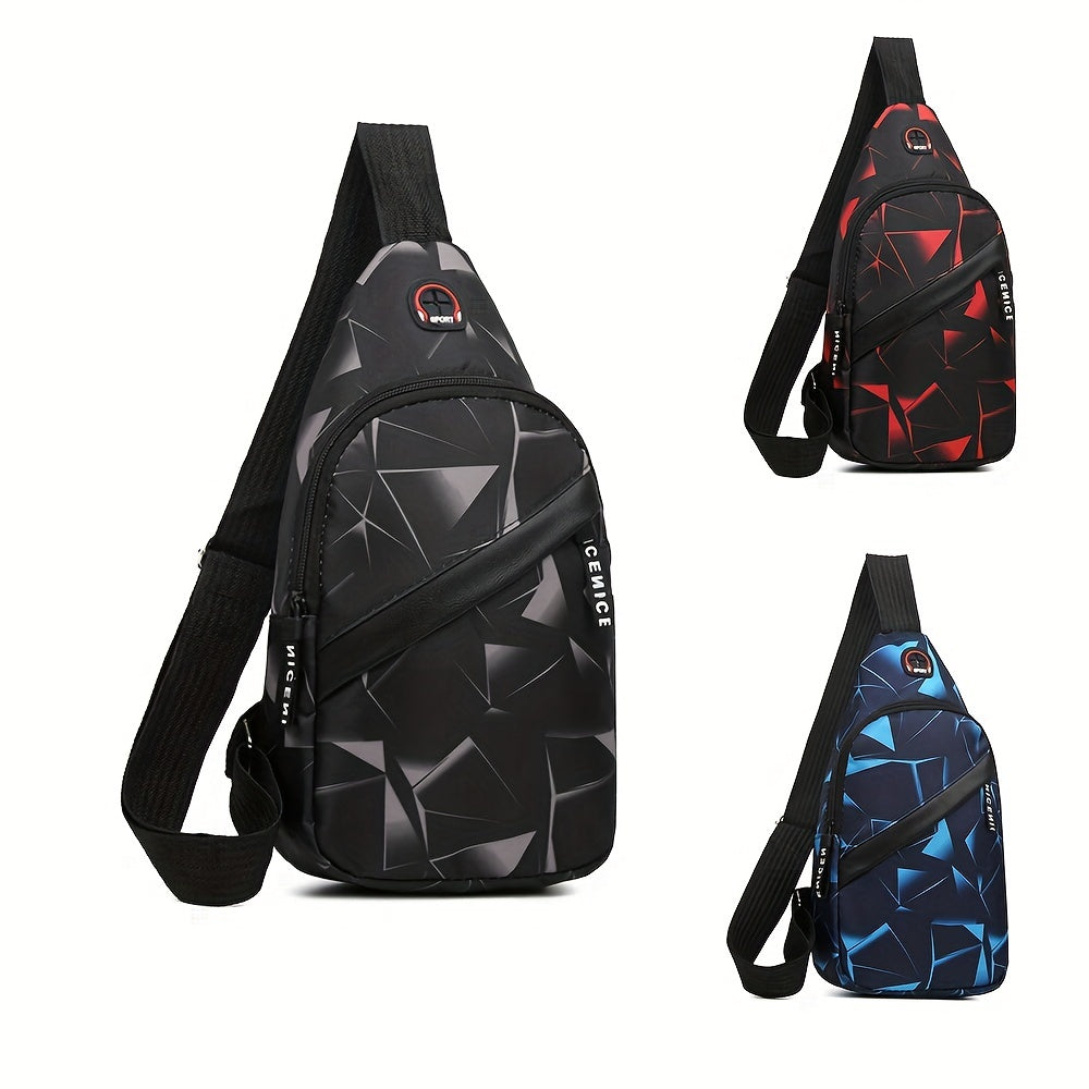 New Design Portable Practical Simple Leisure Men Sports Youth Hip Chest Bag