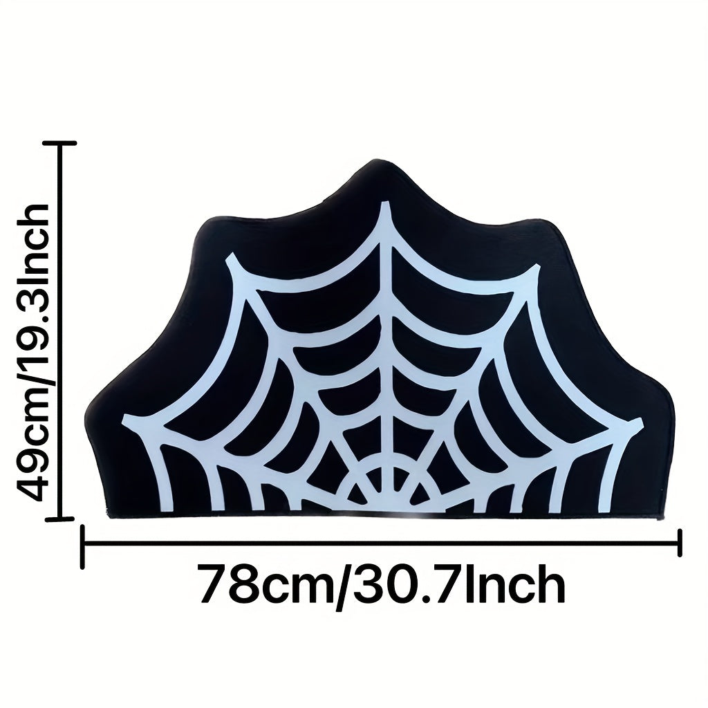 1pc Spider Web Indoor Halloween Rug, Gothic Cute Fun Halloween Bathroom Rugs Non Slip Kitchen Rug Machine Washable, Halloween Accent Throw Area Rugs For Front Door Porch Indoor Doormat