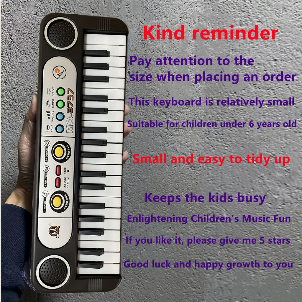Monophonic 37-Key Electronic Piano for Children -6,