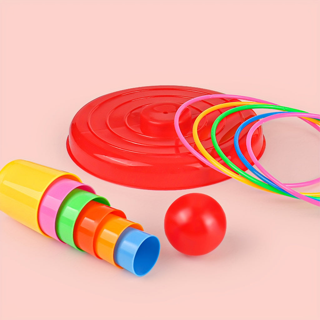 Interactive Children's Game Tower Toys with Throwing Rings for Parent-Child Leisure Games, Halloween Christmas Gift