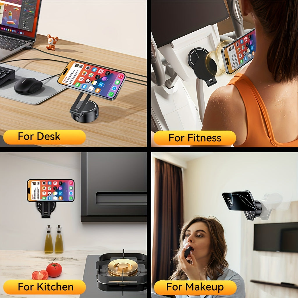 Car Mount Phone Holder For Vehicle, Vacuum Suction Design,