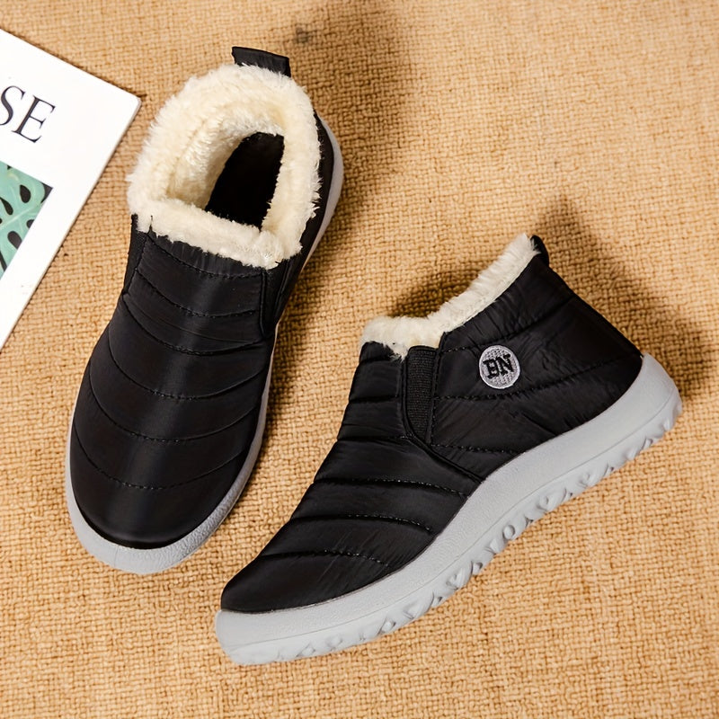 [Plush Snow Boots] Warm And Plush Women's Winter Snow Boots | Short, Thickened, Flat-Soled Footwear, Shoes