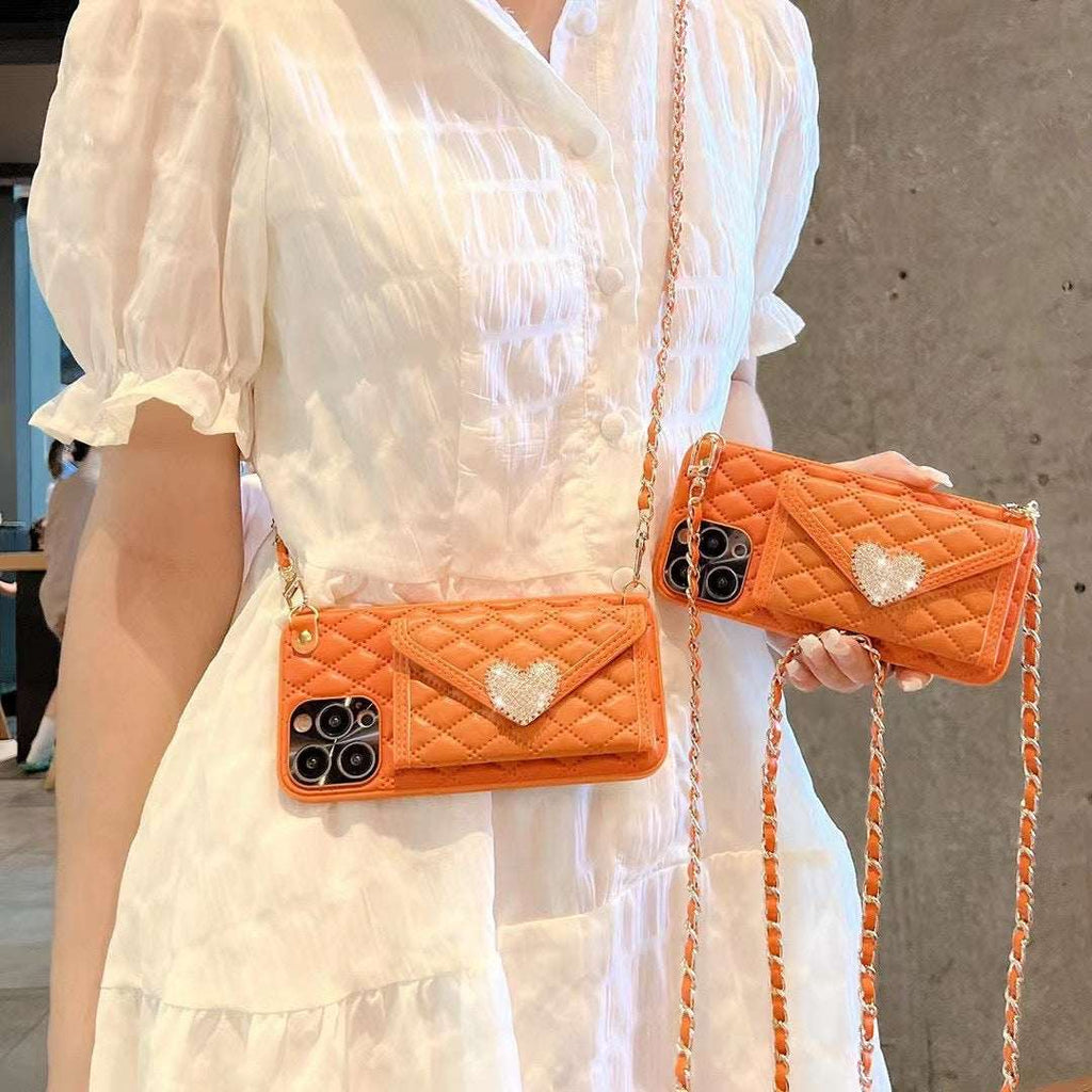 RAMODO Love Diamond Messenger Phone Case