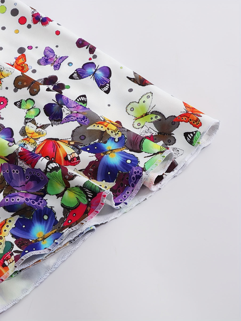 Womens Quick-drying Butterfly Print Skorts - Stylish Sports Wear for Tennis, Running & Golf - Comfortable, Moisture-wicking, with Pockets & Built-in Shorts