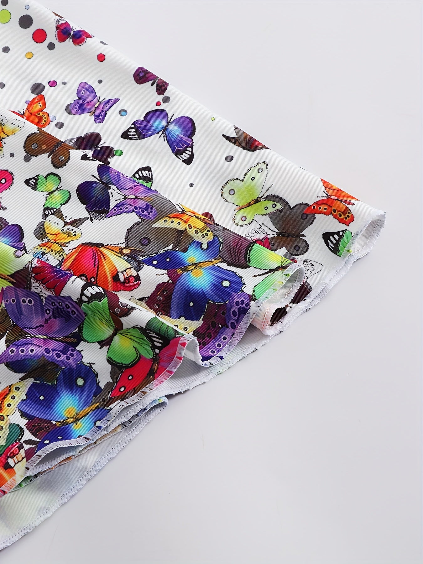 Womens Quick-drying Butterfly Print Skorts - Stylish Sports Wear for Tennis, Running & Golf - Comfortable, Moisture-wicking, with Pockets & Built-in Shorts