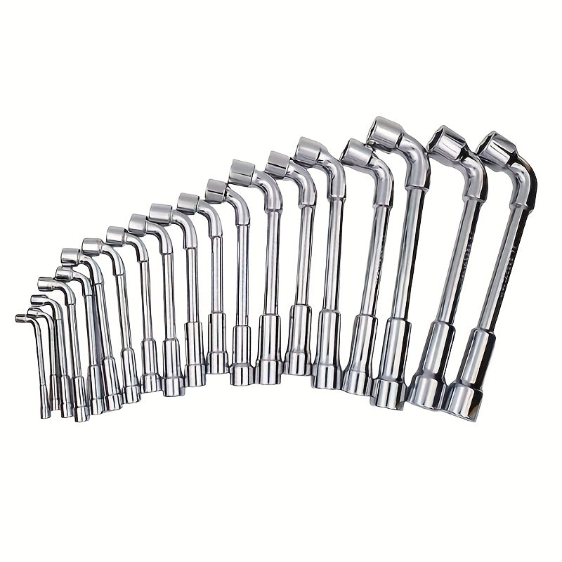 8pcs L-Shaped Socket Wrench Set, Metric 6-19mm L-Shaped Hex Key