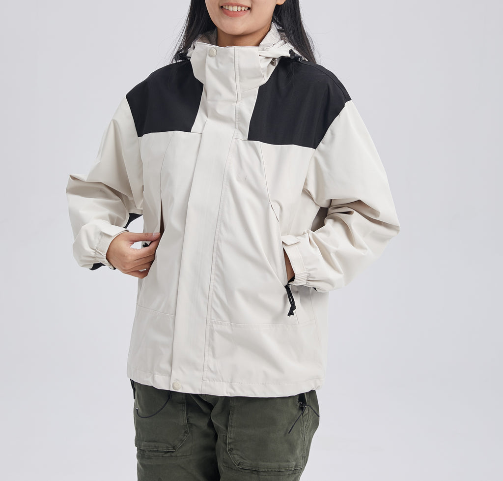 Women's 3-in-1 Outdoor Sports Jacket - Windproof, Waterproof, and Perfect for Mountaineering and Skiing