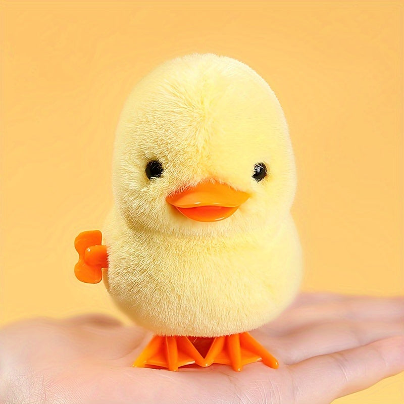 2 PCS Jumping Duck Wind-Up Toys: Novelty Chicken Hopping Windup Toy for Easter Basket Stuffers, Animals Walking Toy for Birthday Gifts & Party Favors