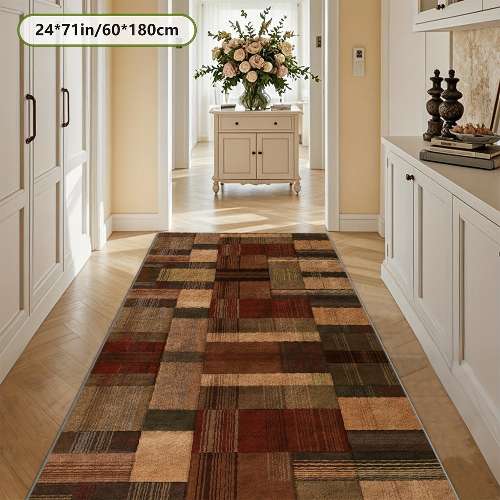 2D Printed Rugs for Stylish Home Decor, Suitable for Commercial Spaces. Long Runner Carpets for Living Rooms, Sofa Mats, Bedroom Rugs, Bedside Mats, And Entrance Doormats. Ideal for Dining Tables And Coffee Tables, Applicable