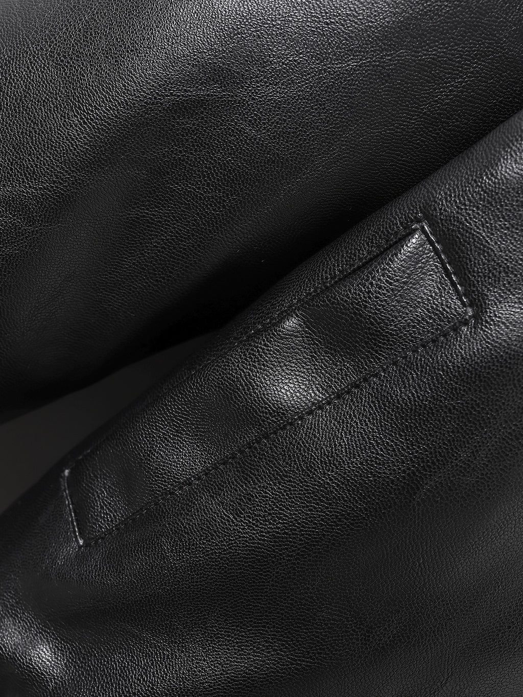 Boys' Faux Leather Jacket with Fleece Lining - Thickened Winter Coat, Full-Zip Front Closure, Machine Washable, Casual Style for Fall/Winter, Regular Fit