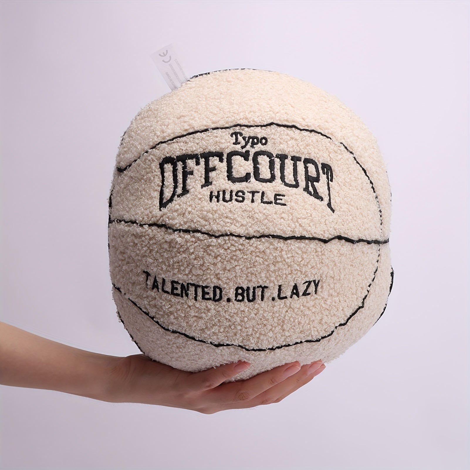6 Styles Adorable Offcourt Basketball Pillow Soft Basketball Stuffed Toys Simulation Basketball Plush Toys Ball Plush Doll Cuddly Ball Pluishies Perfect Gift For Friends Soft Nap Pillow Throw Pillow