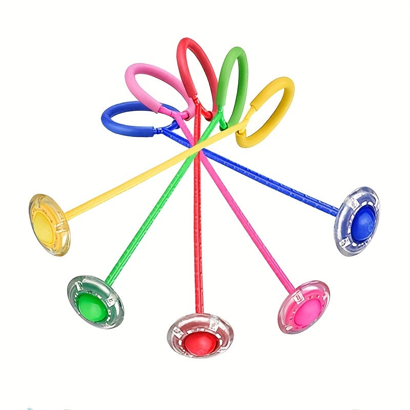 LED Flash Jumping Rope Ball - Outdoor Fun Sports Toy for Reaction Training and Swing Games