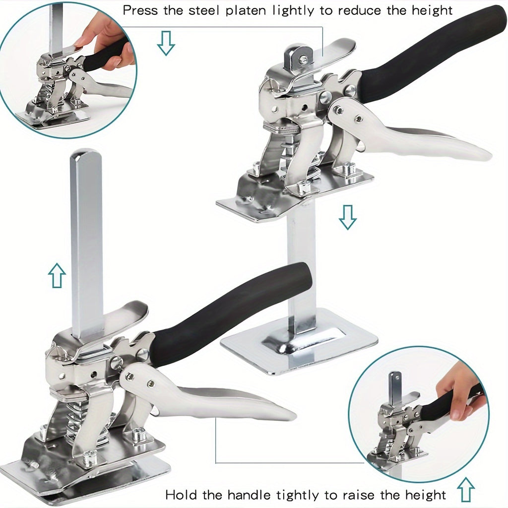 1pc/2pcs Arm Tool Lift Labor Saving Arm, Wall Tile Locator, Multi-Function Height Adjustment Lifting Device, Door Panel Lifting Cabinet Jack Board Lifter, Men's Labor-Saving Tool