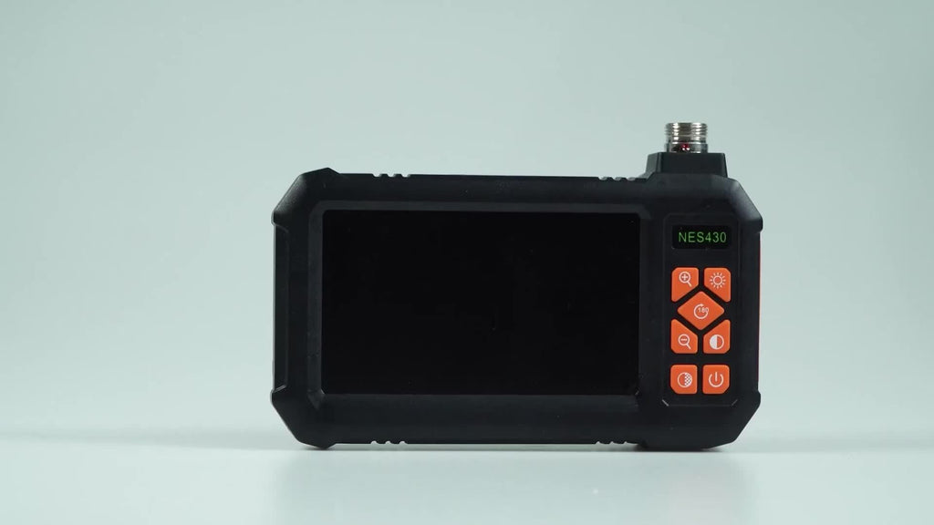 4. 3" IPS HD Borescope Camera with High-Quality 1080P Lens and Bright Headlight for Automotive and House Pipe Inspection