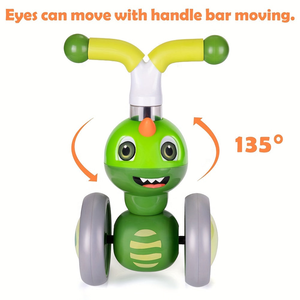 Baby Balance Bike Toys for 1 Year Old Boys Girls, 10-36 Months Toddler Bike, Non-Pedal 4 Silent Wheels Riding Toys Indoor Outdoor, First Birthday Gifts, Kids Pre-School First Bike Dinosaur