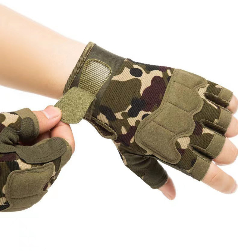 [For Men & Women Half-finger Gloves] Half-finger Gloves For Men And Women For Sports, Cycling, Fitness, Outdoor Activities, Fishing