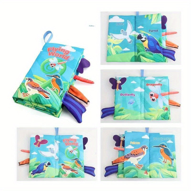 Books - Toys Gifts Touch Feel First Cloth Crinkle Soft Books Tummy Time Toyslearning Sensory Toys Stroller Toys Christmas Halloween Thanksgiving Giftschristmas Stocking Stuffers, Christmas Stocking Stuffers