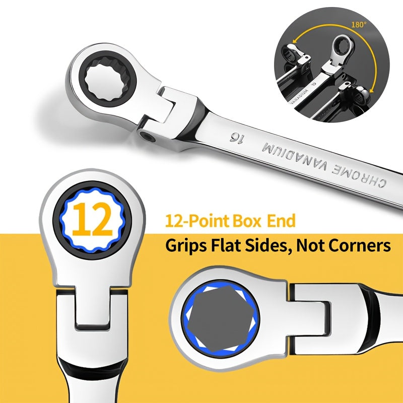 Dynamic Ratchet Wrench - Double-Headed Two-Way
