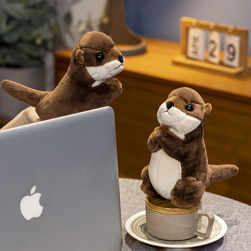Adorable Simulation Otter Plush Toys - Soft, Cuddly, Realistic Design - Perfect for Home Decor, Sofa Embellishments, Birthdays, Holidays - Gift for Friends & Family