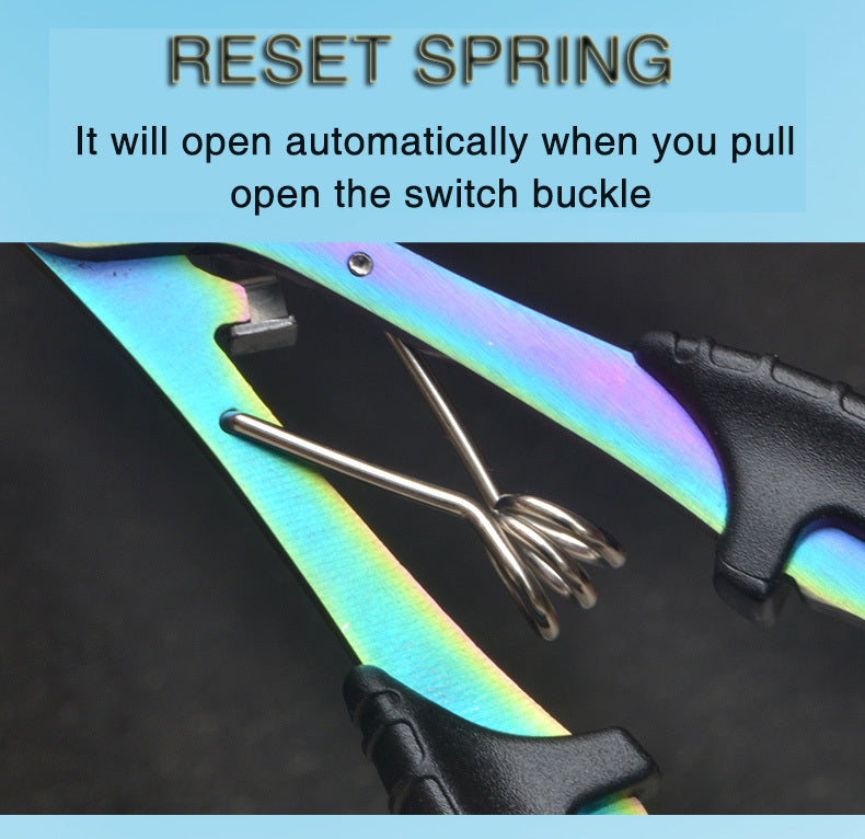 Saltwater Resistant Fishing Pliers with Split Ring Hook Removers, Lanyard & Sheath - Essential Fishing Gear Accessories for Easy Tackle Management