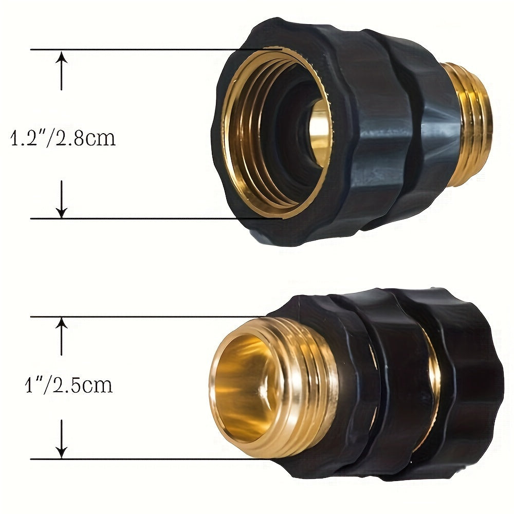 8sets/12sets, GHT3/4" Aluminum Alloy Garden Hose Quick Release ConnectThreaded Tap Connector, No Leaks Water Hoses Quick Disonnect Adapter, Fittings Male Female Quick Release Garden Hose, Gardening Lawn Car Washing