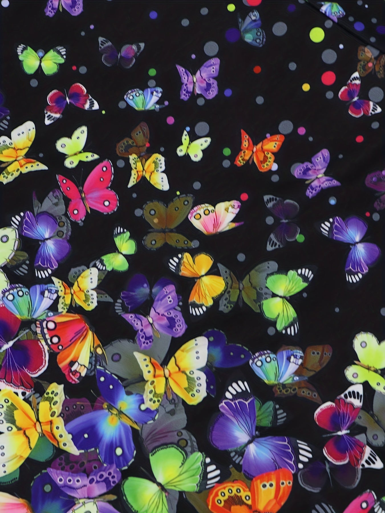 Womens Quick-drying Butterfly Print Skorts - Stylish Sports Wear for Tennis, Running & Golf - Comfortable, Moisture-wicking, with Pockets & Built-in Shorts