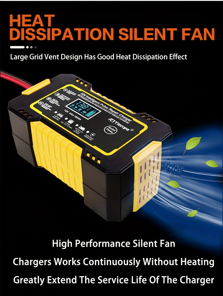 [Smart Battery Charger] RJTIANYE Smart Pulse 12V 6A Battery Charger