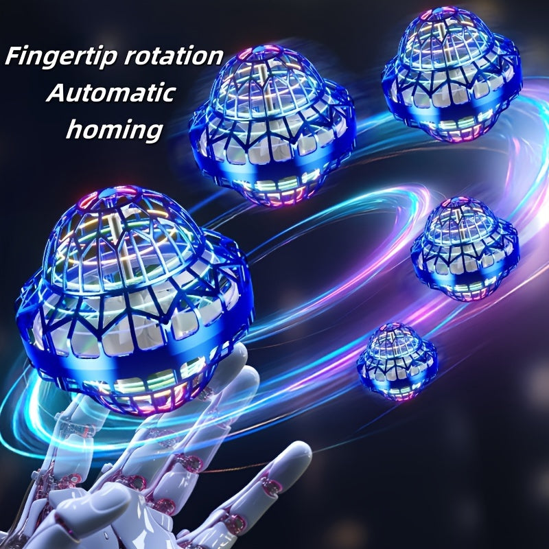 Third Generation Intelligent Sensing UFO, Automatic Spinning Aerocra, Charging, Colorful LED, New Strange Toys, Fall Resistant, Outdoor Toys, , Birthday Gifts halloween christmas gift