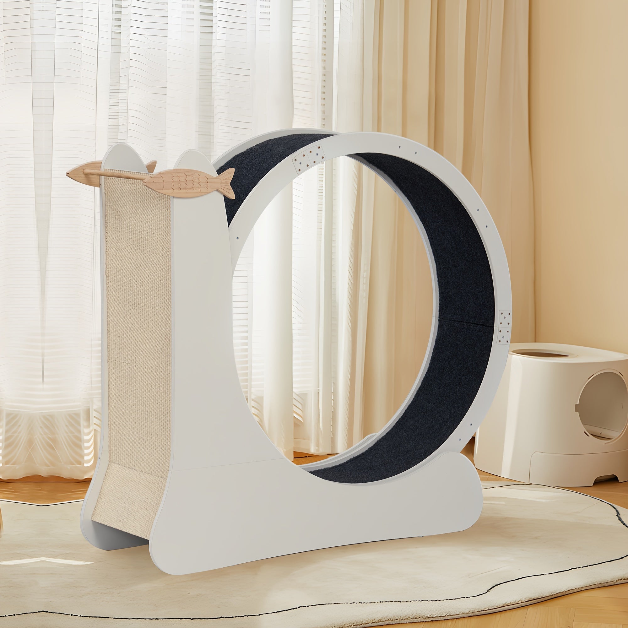 Soges Cat Treadmill, Preferred White Sisal Blanket, Cat Claw Sharpening Toys