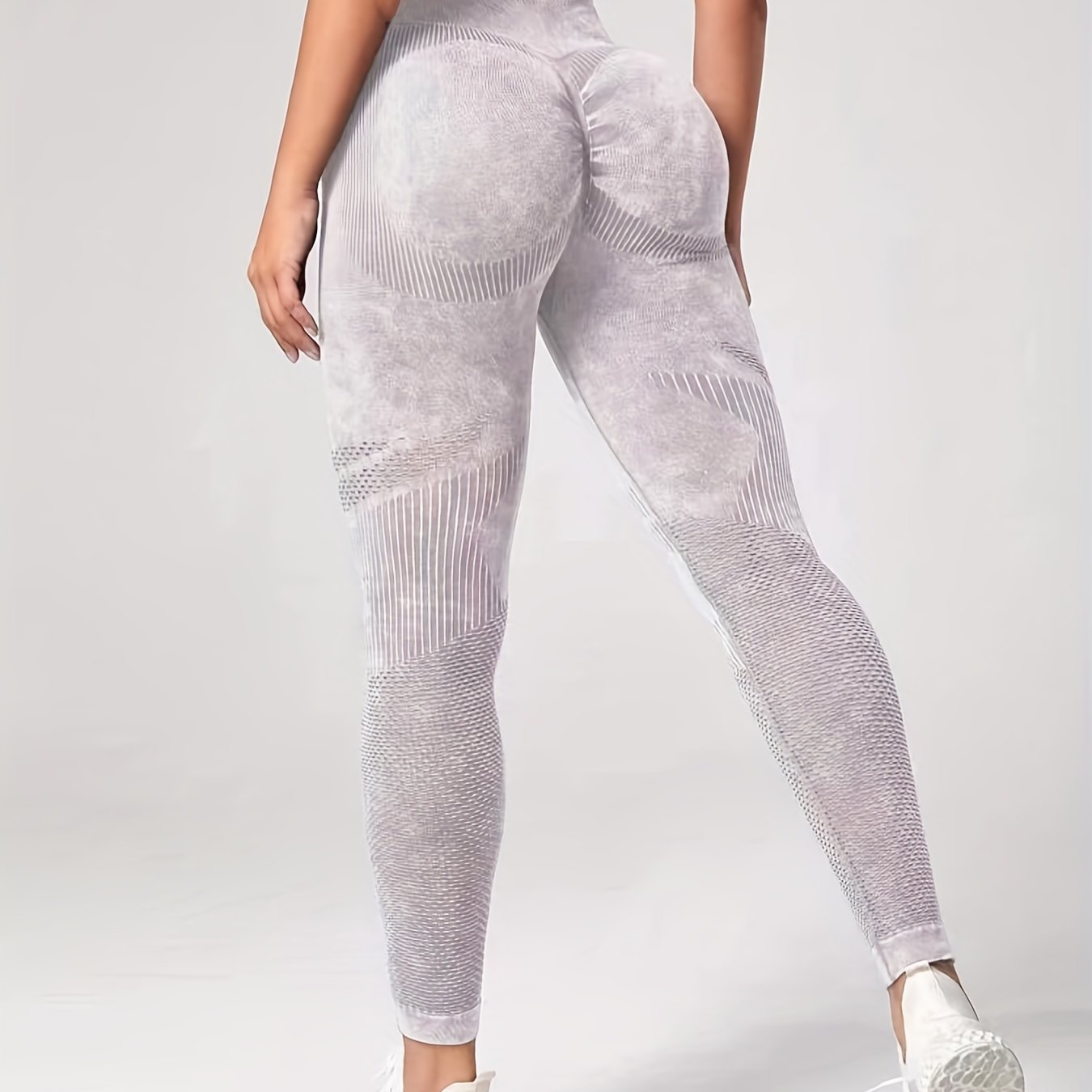 Women's High Waist Yoga Leggings - Elastic and Breathable Fitness Pants for Sports and Activewear