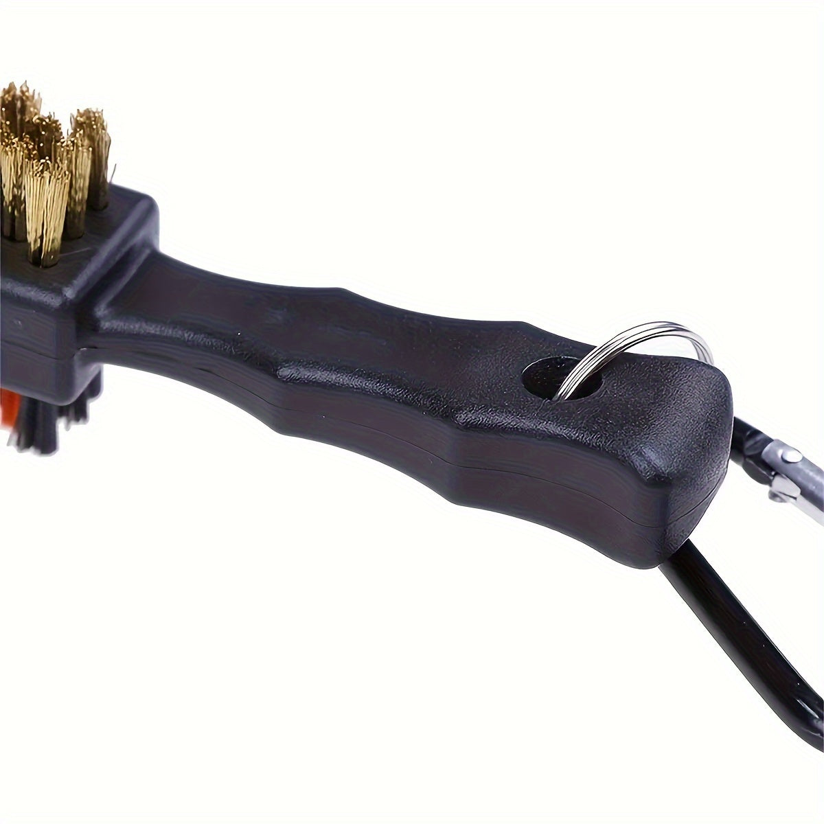 1pc Golf Ball Cleaning Brush, Double Sided Metal Bristles For Deep Cleaning, Golf Accessories