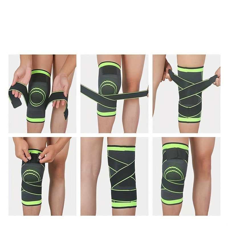 1PC High-Performance Knee Pad- Breathable, Adjustable Fit- Ideal for Running, Cycling & Outdoor Sports