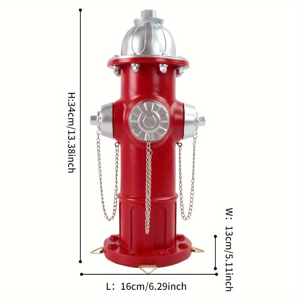 Large Fire Hydrant Resin Dog Urinal, Fire Hydrant Training Dog Toys, Outdoor Lawn Creative Ornament Outdoor Patio Forest Landscape Decoration